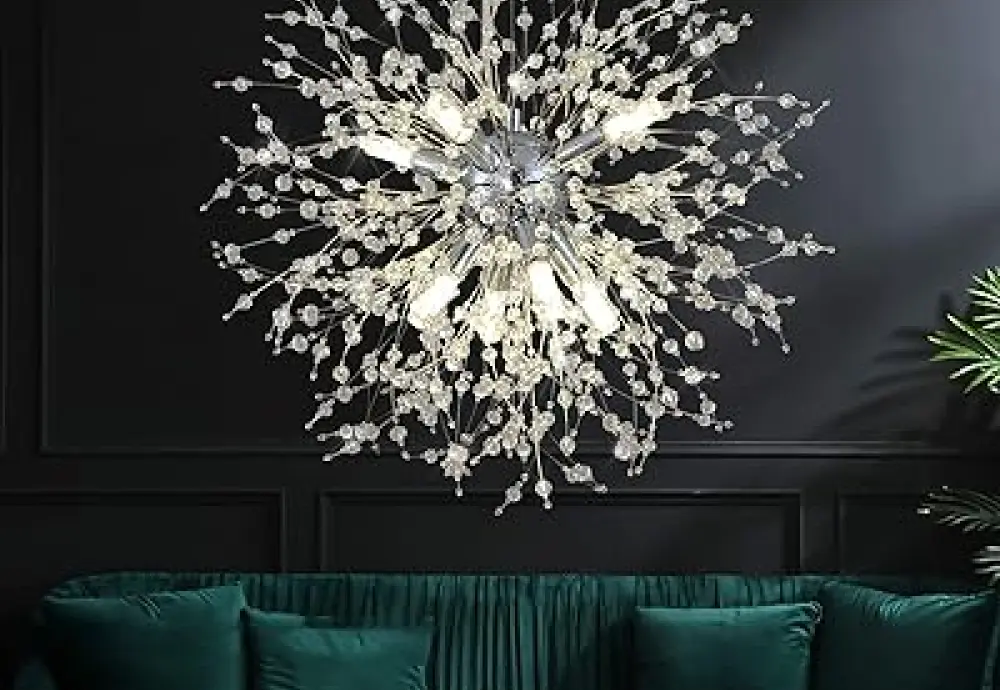 urban globe radial chandelier